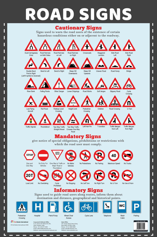 Road Signs : Charts - Om Books