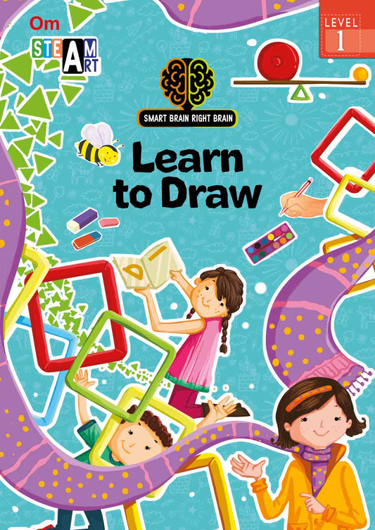 Smart Brain Right Brain Art Level 1 : Learn to Draw - Om Books
