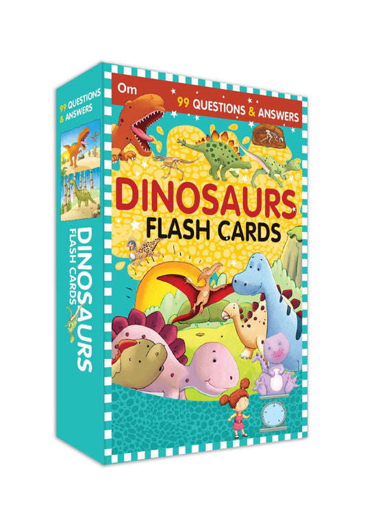 99 Question & Answers Dinosaurs Flash Cards - Om Books