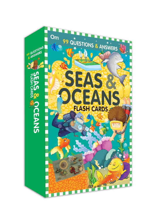 99 Question & Answers Seas and Ocean Flash Cards - Om Books