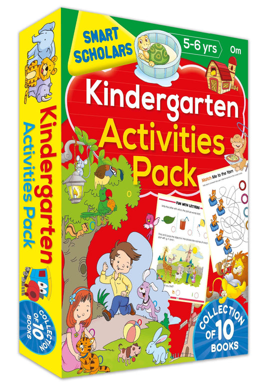 Smart Scholars Kindergarten Activities Pack (Box) - Om Books