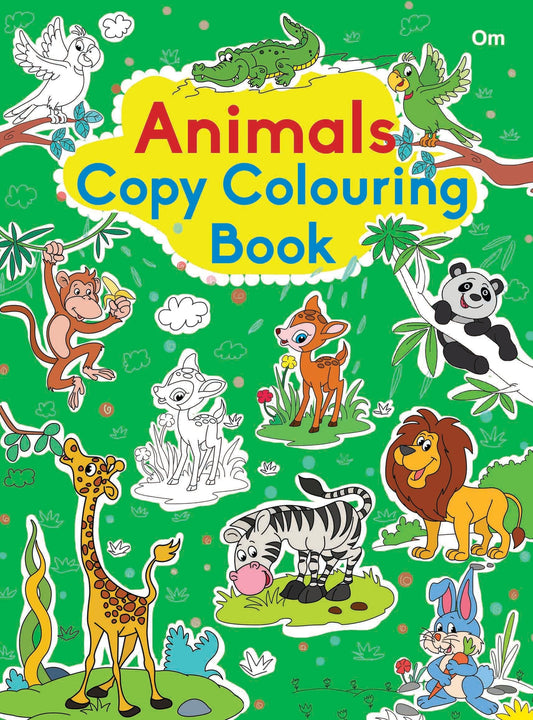 Animals Copy Colouring Books - Om Books Grab2Buy Om Books Grab2Buy