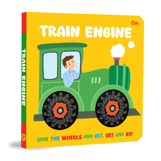 Wheel Books-Train Engine - Om Books Grab2Buy Om Books Grab2Buy
