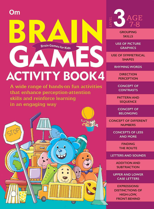 Brain Games Activity Books- 4 Level - 3 - Om Books