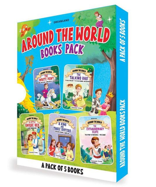Dreamland Publications Around the World Stories Gift Pack - Around the World Stories for Children Age 4 - 7 Years