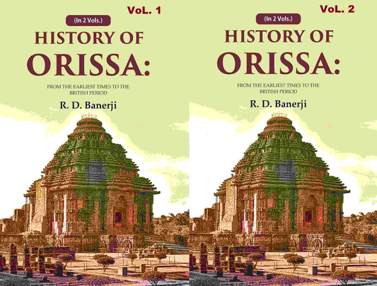History of Orissa: From the Earliest Times to the British Period 2 Vols. Set - Gyan Books