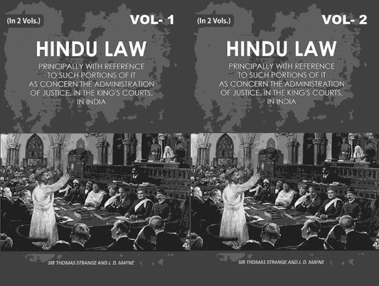 Hindu Law: Principally With Reference To Such Portions Of It As Concern The Administration 2 Vols. Set - Gyan Books