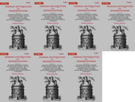 Indian Antiquities Or, Dissertations: Or, Dissertations, Relative To The Ancient Geographical 7 Vols. Set - Gyan Books