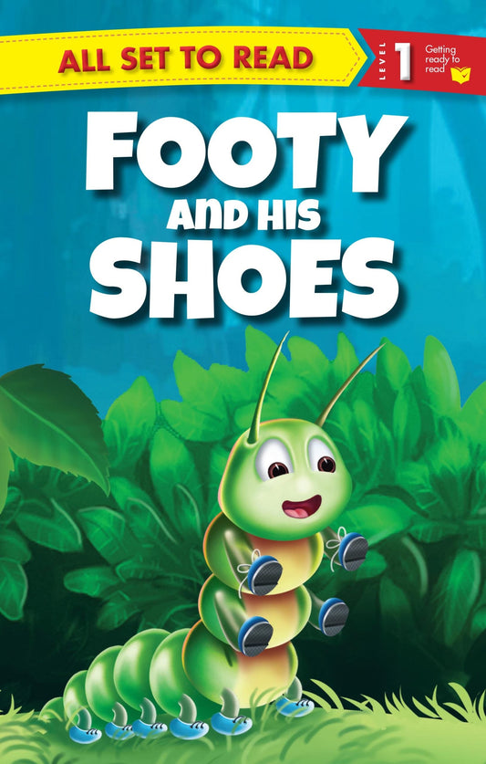 All set to Read Readers Level 1 Footy and his Shoes - Om Books