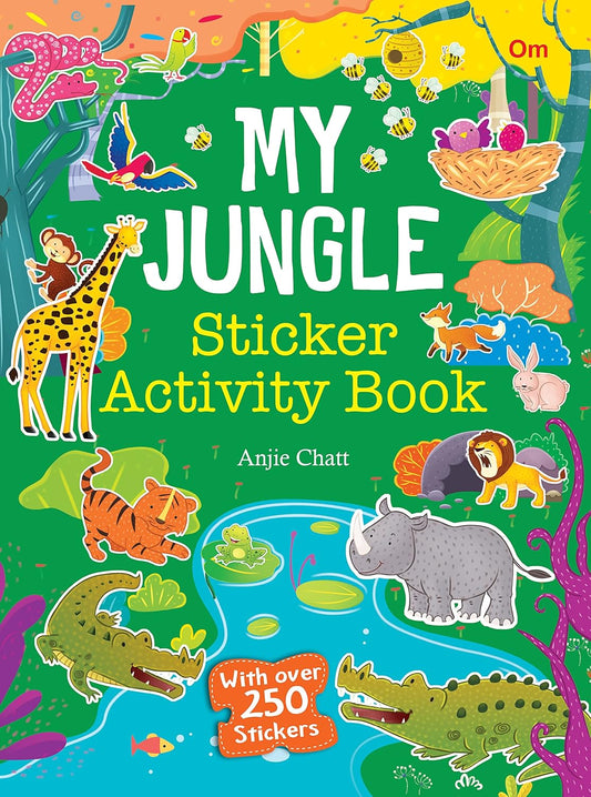 My Jungle Sticker Activity Book - Om Books