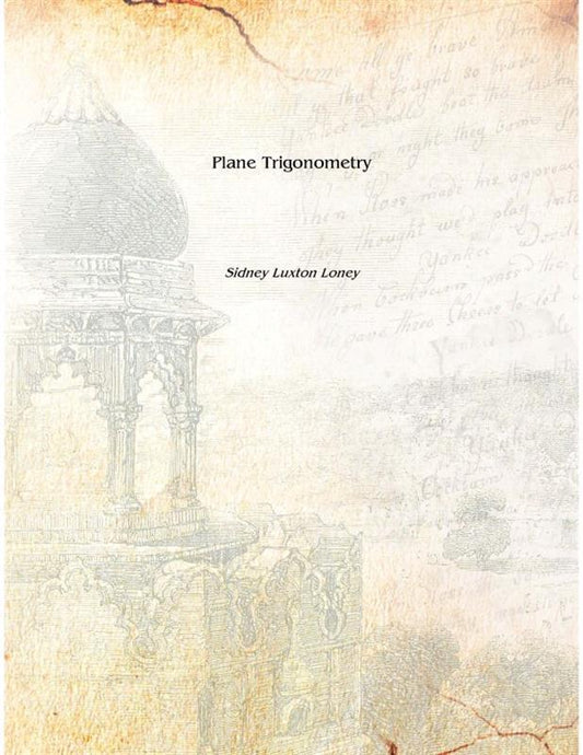 Plane Trigonometry - Gyan Books