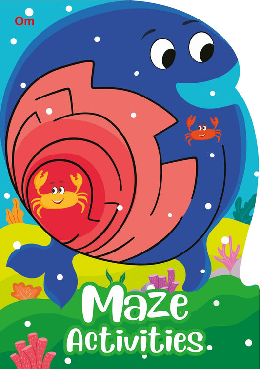 Maze Activities: Cutout Activities book - Activity book for Children - Om Books