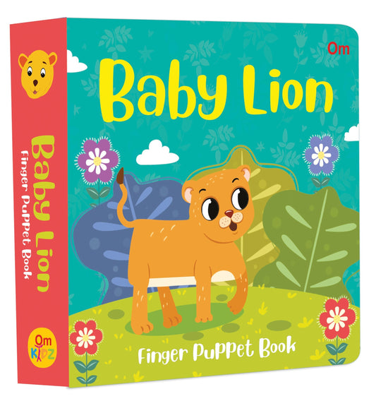 Baby lion Finger Puppet Book - Om Books