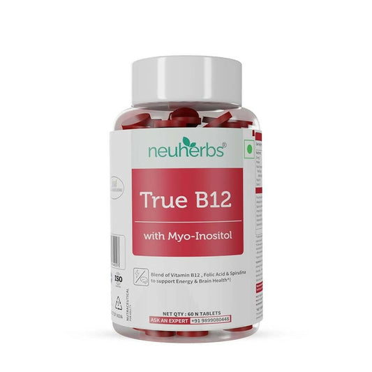 Neuherbs Plant-Based True B12 Tablets - Grab2buy