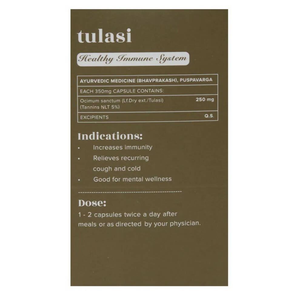 Baidyanath Jhansi Ayurvedant Tulasi Capsules - Grab2buy