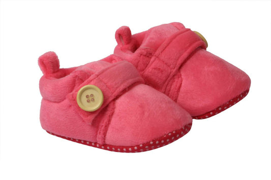 Tiny Bugs Unisex Soft Base Booties - Pink Grab2Buy Tiny Bugs Grab2Buy