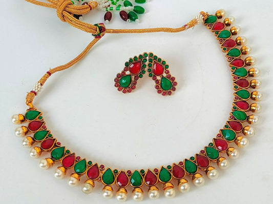 Multicolor Agate Necklace Set - Grab2buy