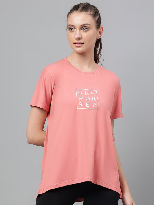 MKH Typography Printed Dri-FIT Relaxed Fit T-shirt
