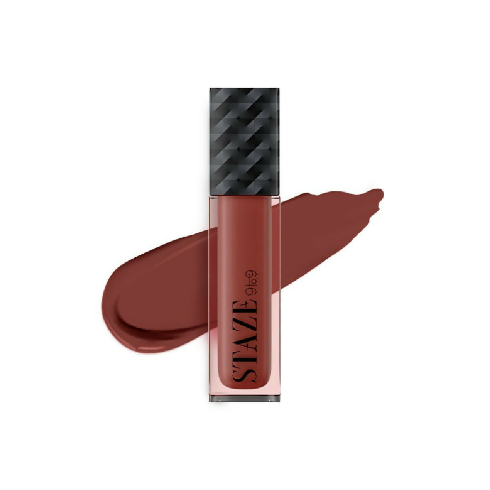 Staze 9to9 Lips Don't Lie Matte + Transferproof Liquid Lipstick - 05 Cocoa Crush - Grab2buy