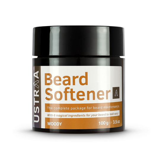 Ustraa Beard Softener Balm Woody - Softens & Nourishes Beard Long Lasting Moisturization Grab2Buy Ustraa Grab2Buy