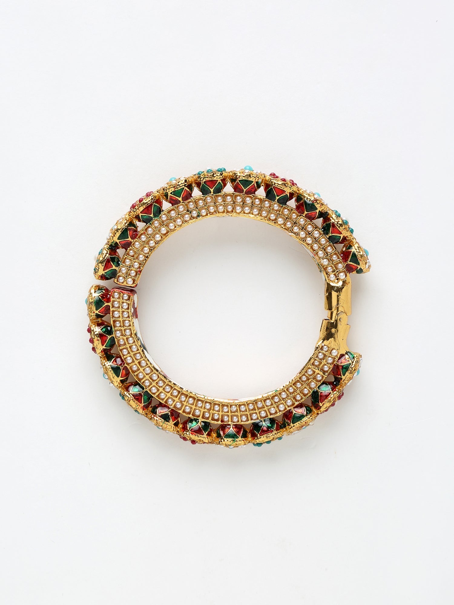 Multi Embellished Bangle - Ruby Raang - Grab2buy