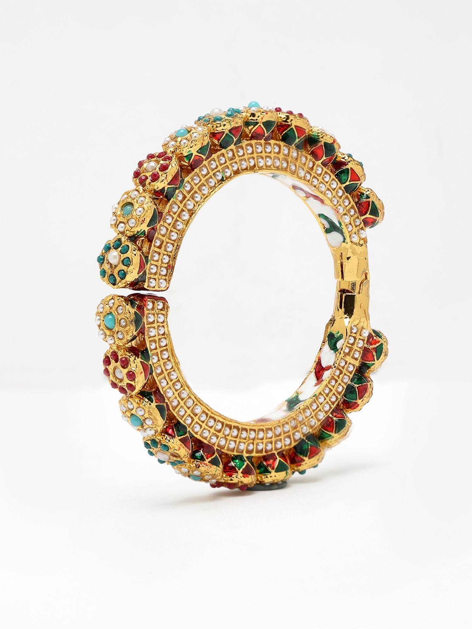 Multi Embellished Bangle - Ruby Raang - Grab2buy