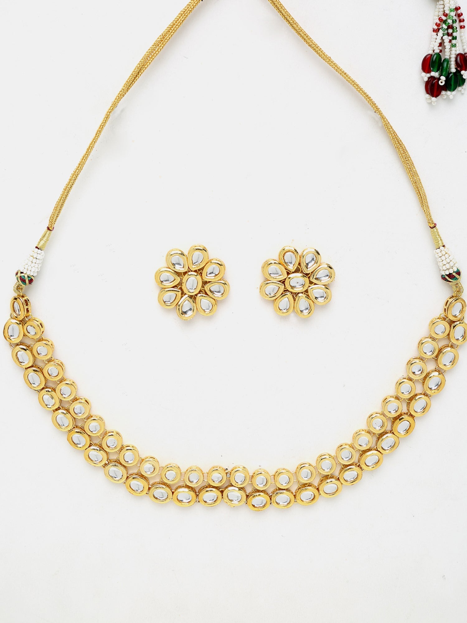 Kundan Choker With Studs - Ruby Raang - Grab2buy
