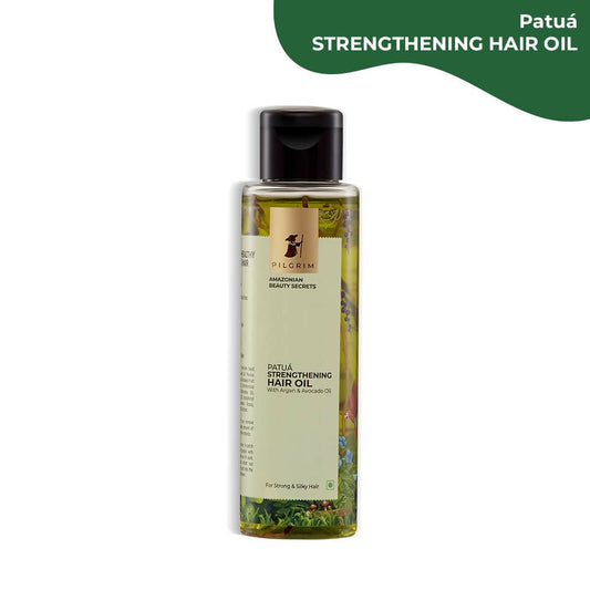 Pilgrim Amazonian Patua Strengthening Hair Oil With Argan & Avocado Oil For Strong & Silky Hair - Grab2buy