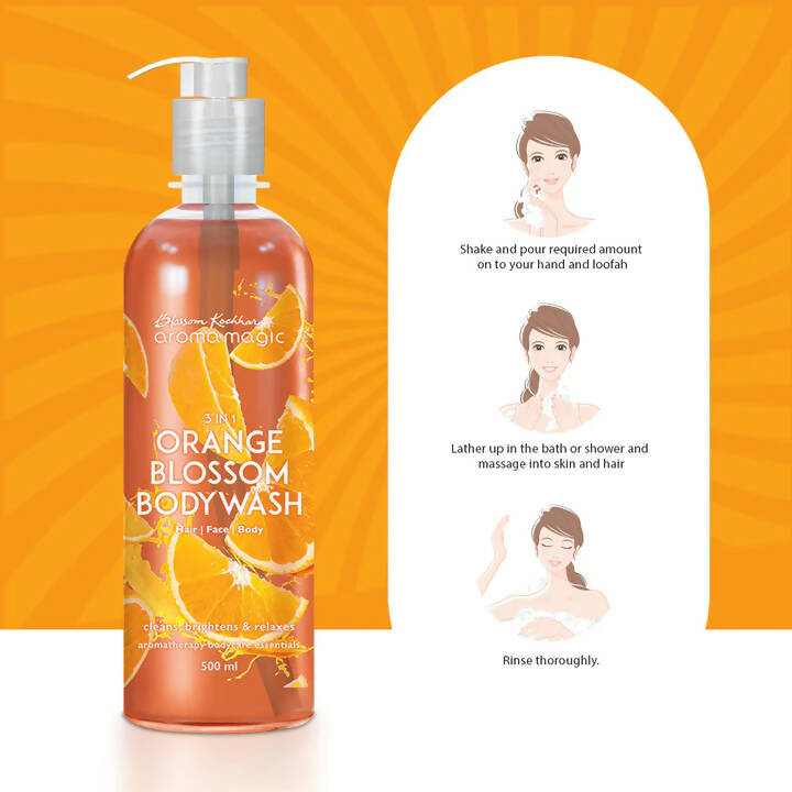 Blossom Kochhar Aroma Magic 3In1 Orange Blossom Bodywash - Grab2buy