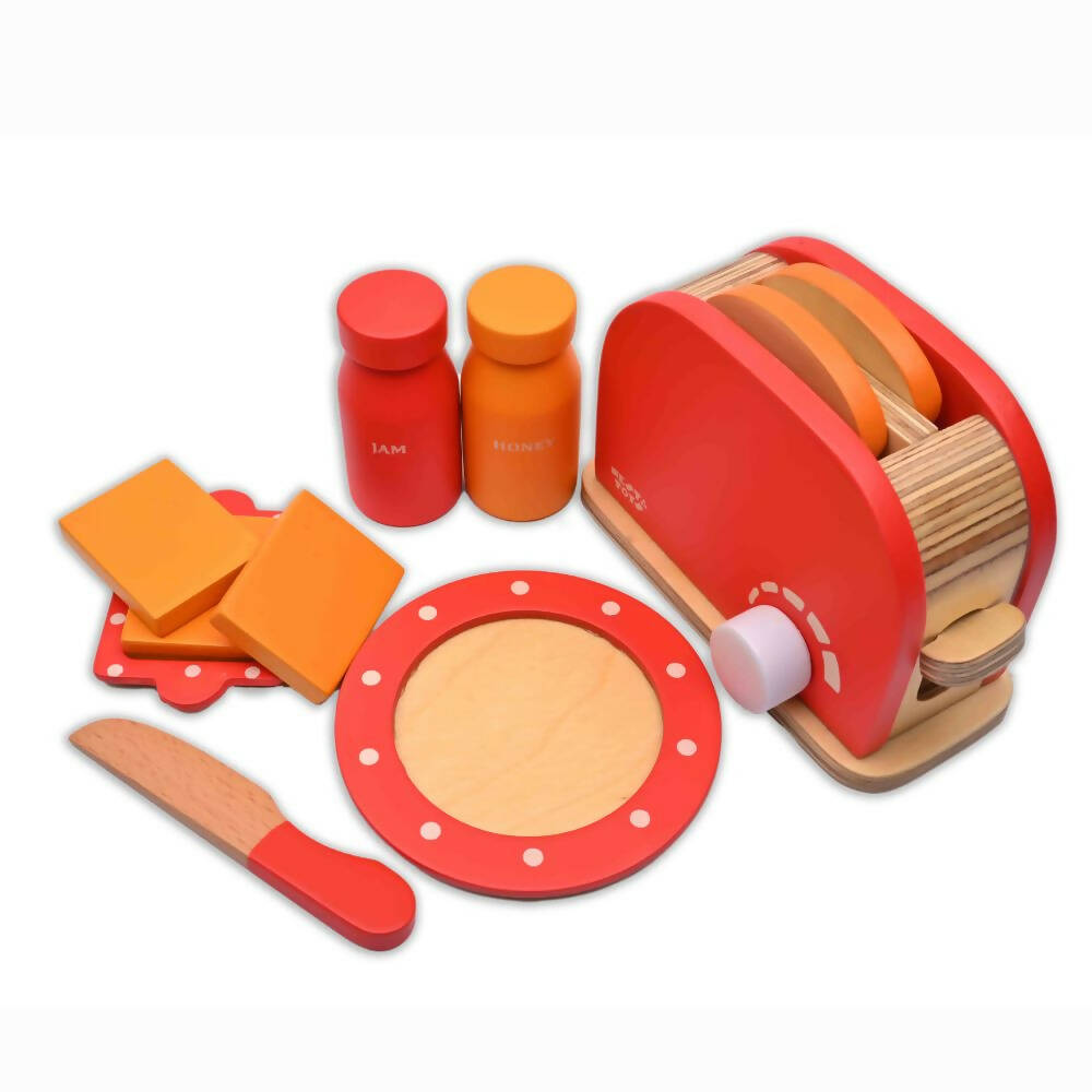 Nesta Toys Bread Pop-up Toaster Toy - Multicolor - Grab2buy