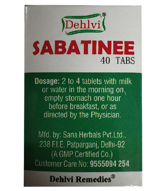 Dehlvi Sabatinee Tablets – Authentic Unani Herbal Urinary Tract & Kidney Wellness Supplement