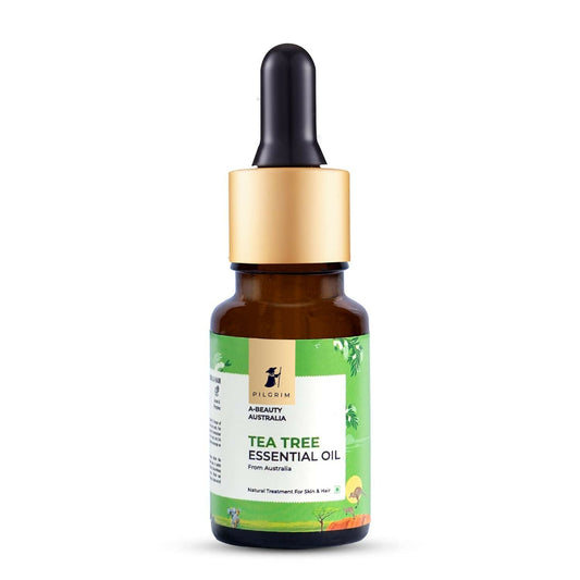 Pilgrim Australian Tea Tree Essential Oil For Hair, Skin Care, Acne & Pimples - Grab2buy