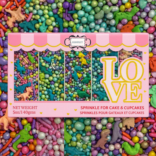 Confect Dino Sprinkles Multipack 04