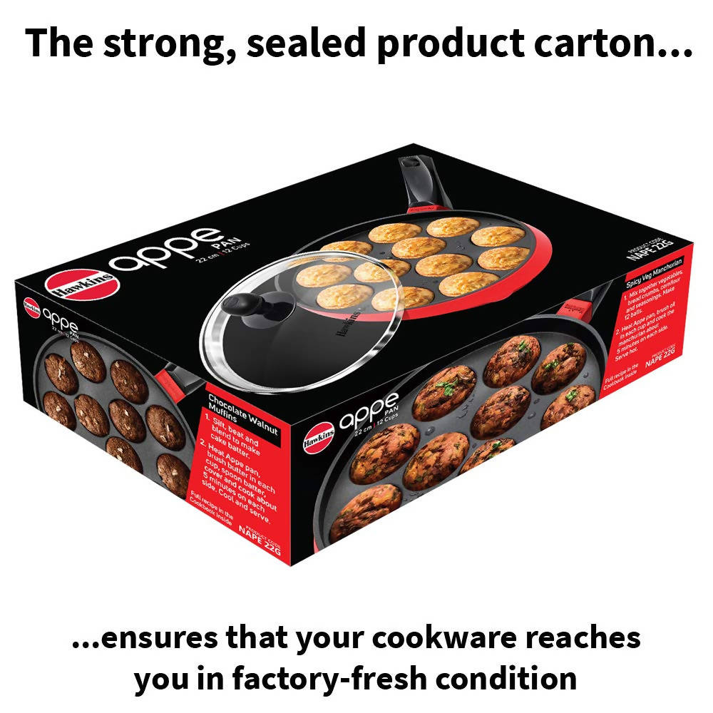 Hawkins Nonstick Appe Pan With Glass Lid - Grab2buy
