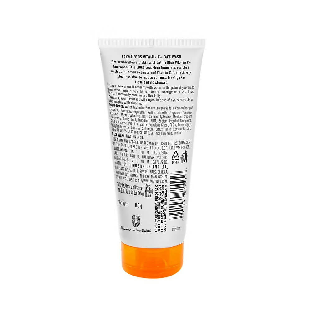 Lakme 9to5 Vitamin C Face Wash - Grab2buy