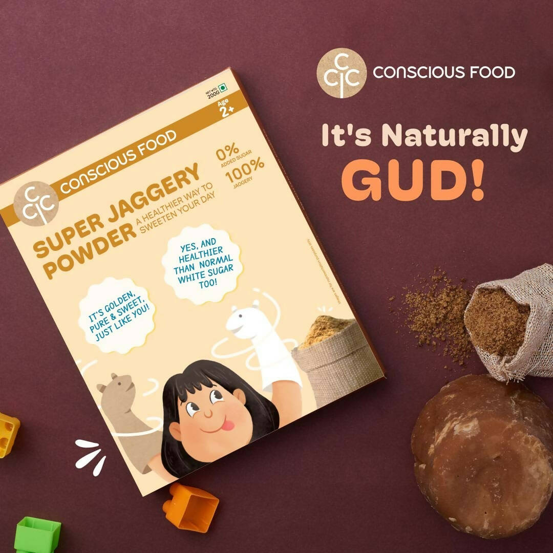 Conscious Food Super Jaggery Powder - Grab2buy
