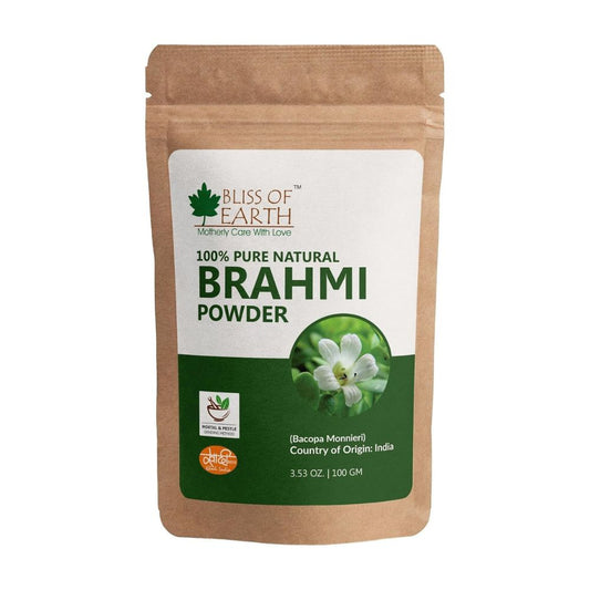 Bliss of Earth 100% Pure Natural Brahmi Powder Grab2Buy Bliss of Earth Grab2Buy