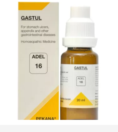 ADEL 16 Homoeopathic Gastul Drop for gastrointestinal diseases Indigestion Acidity Gas