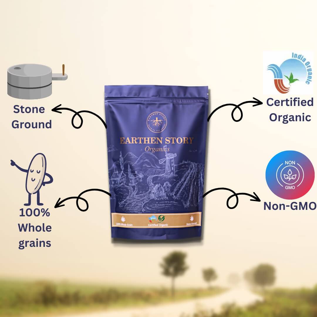 Earthen Story Certified Organic Bajra Flour - Distacart