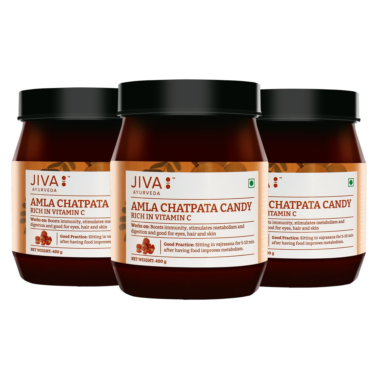 Jiva Ayurveda Chatpata Amla Candy - Distacart