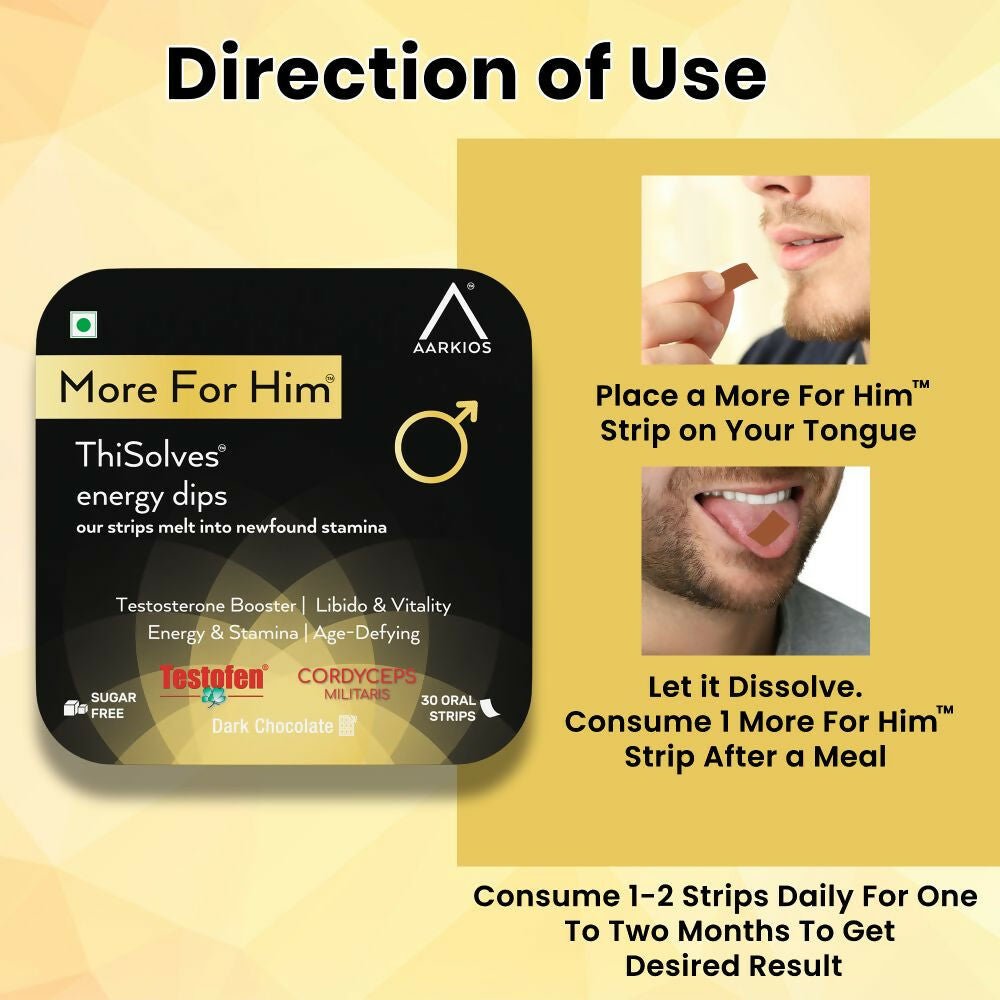 Aarkios More For Him Thi Solves Oral Strips - Grab2buy