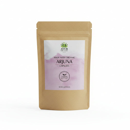 Pure Organic Arjuna Capsules | 90 Capsules