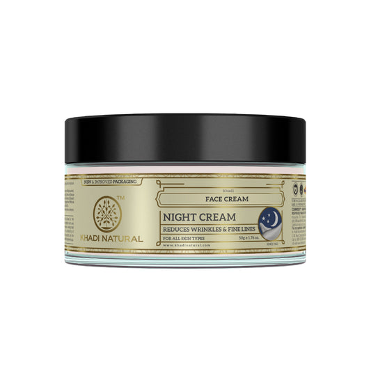 Khadi Natural Herbal Night Cream - 50gm