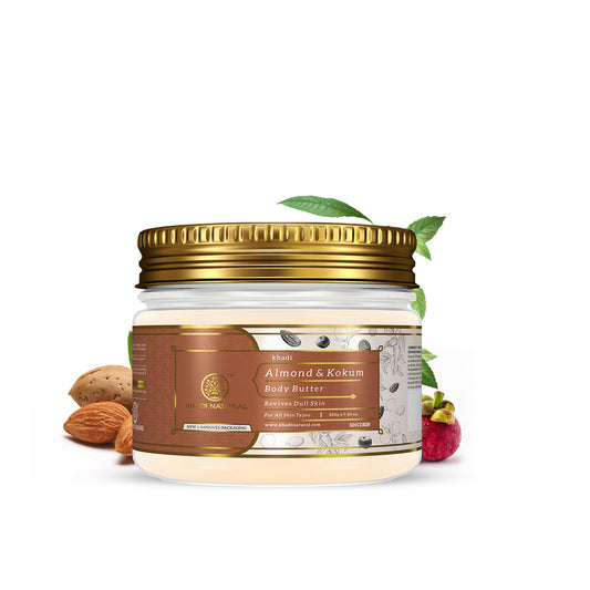 Khadi Natural Almond & Kokum Body Butter - 200gm