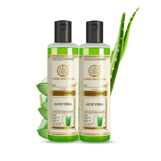 Khadi Natural Aloe Vera Cleanser Combo Pack Of 2 – 210ml Each Sale