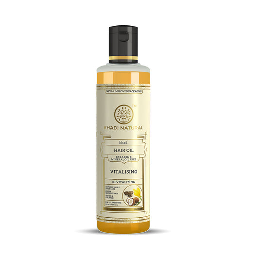 Khadi Natural Vitalising Hair Oil Paraben Mineral Free - 210ml