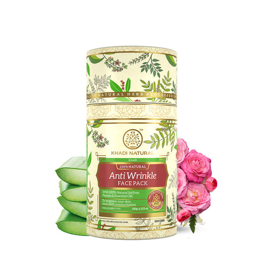 Khadi Natural Anti Wrinkle Face Pack - 50gm