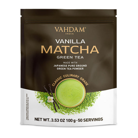 Vanilla Matcha Green Tea Powder, 3.53 oz