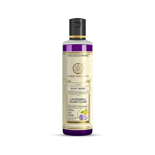 Khadi Natural Lavender & Ylang Ylang Body Wash SLS & Paraben Free - 210ml
