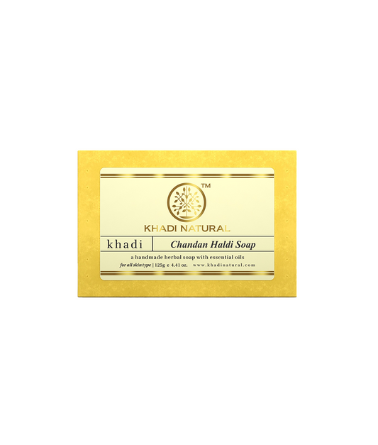 Khadi Natural Chandan Haldi Soap - 125gm
